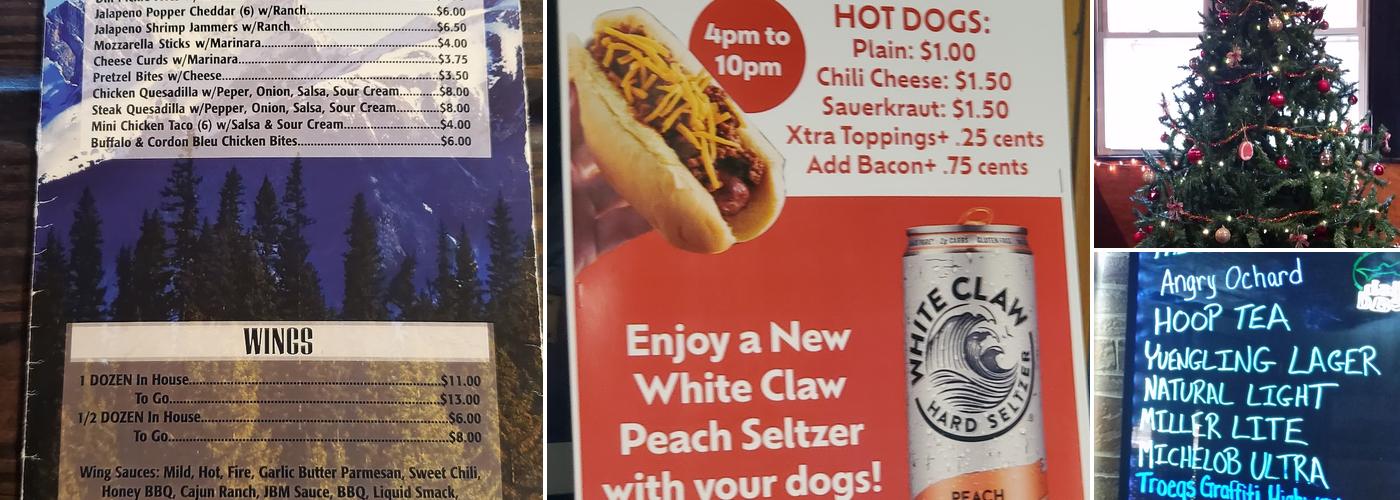 South Mountain Hotel Menu