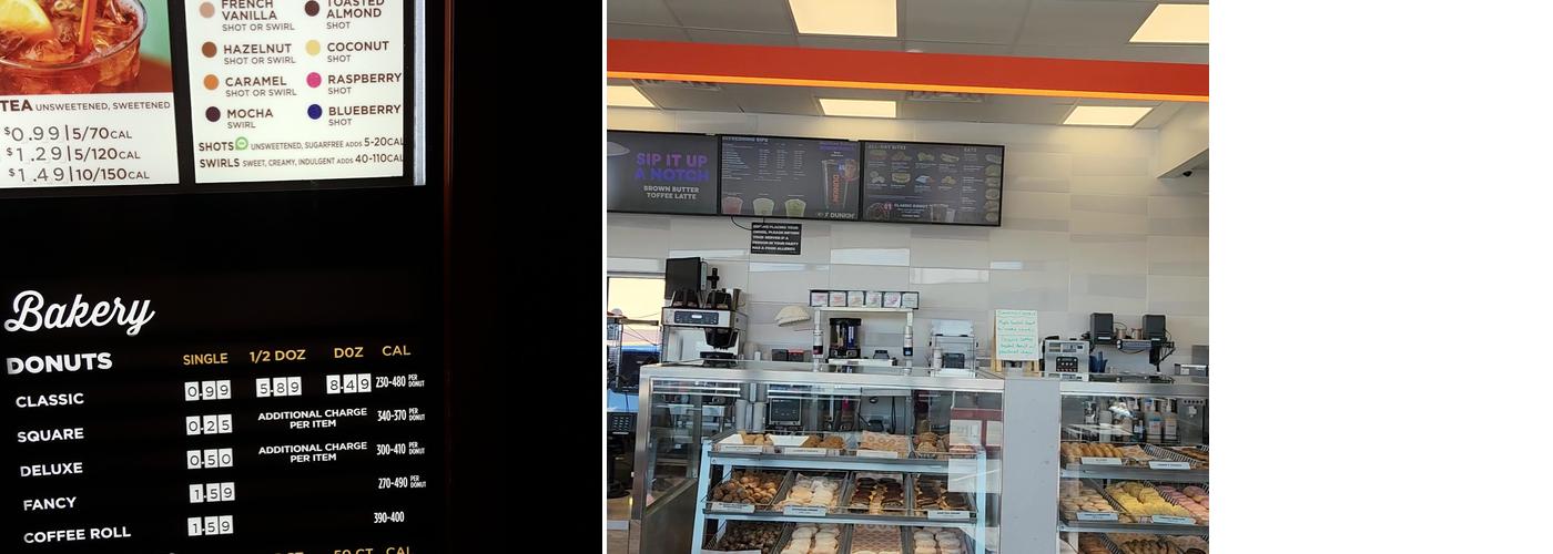 Dunkin' Menu