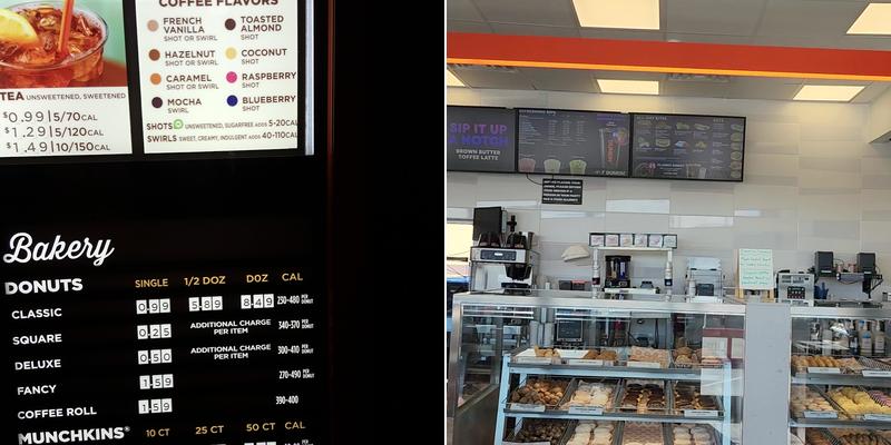Dunkin' Menu