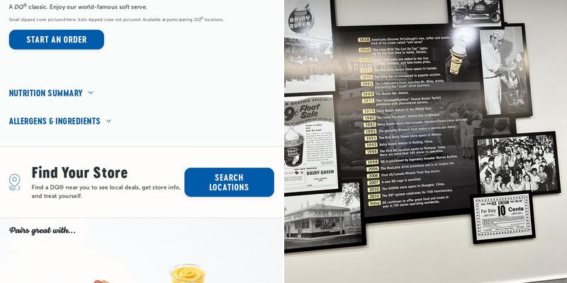 Dairy Queen (Treat) Menu