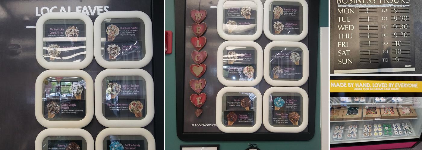 Mr. Moo's Ice Cream Cafe Ridgewood Menu