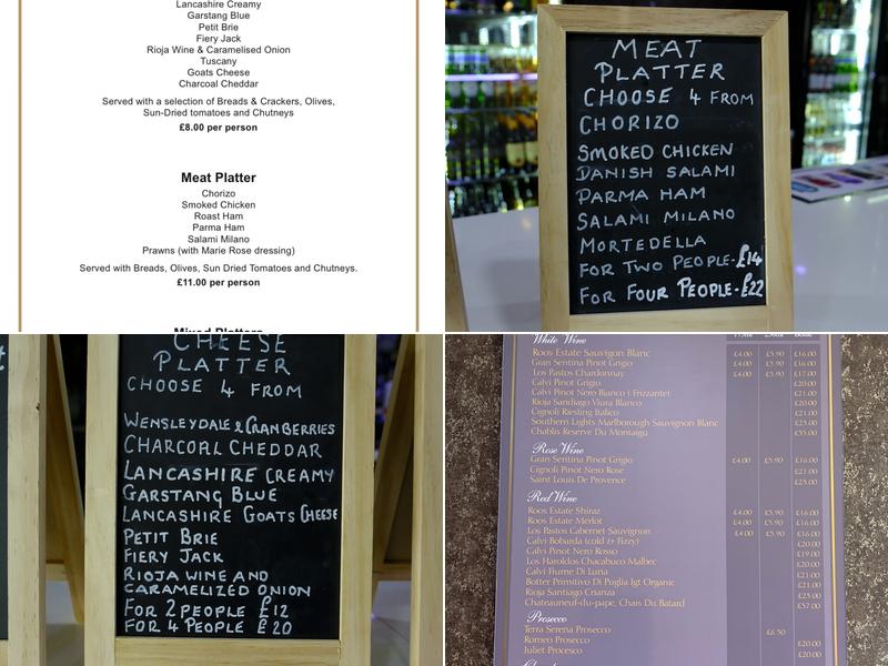Brittlestar Wine Bar and Coffee House Menu