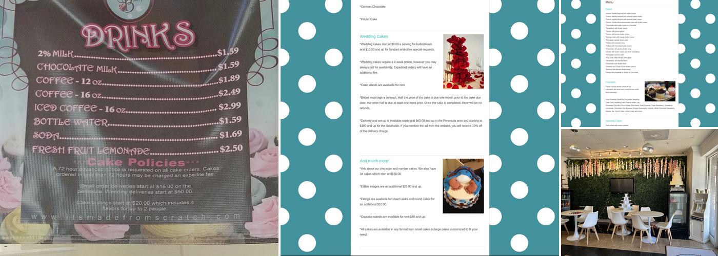 Scratch Bakery Menu