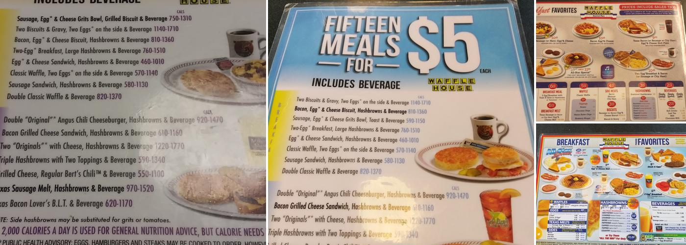 Waffle House Menu