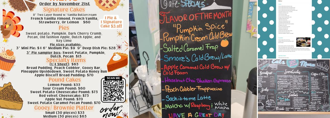 Scratch Bakery Cafe Menu