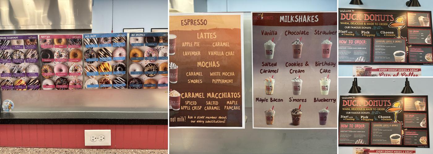 Duck Donuts Menu