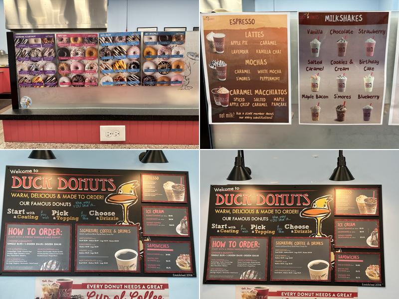 Duck Donuts Menu