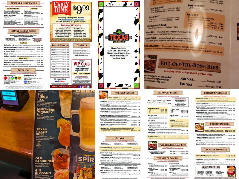 Texas Roadhouse Menu