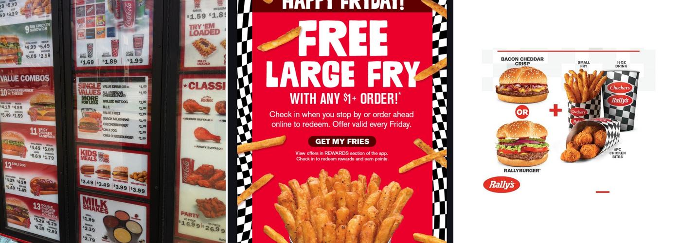 Checkers Menu