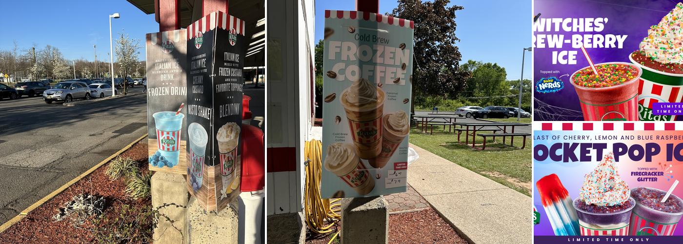 Rita's Italian Ice & Frozen Custard Menu