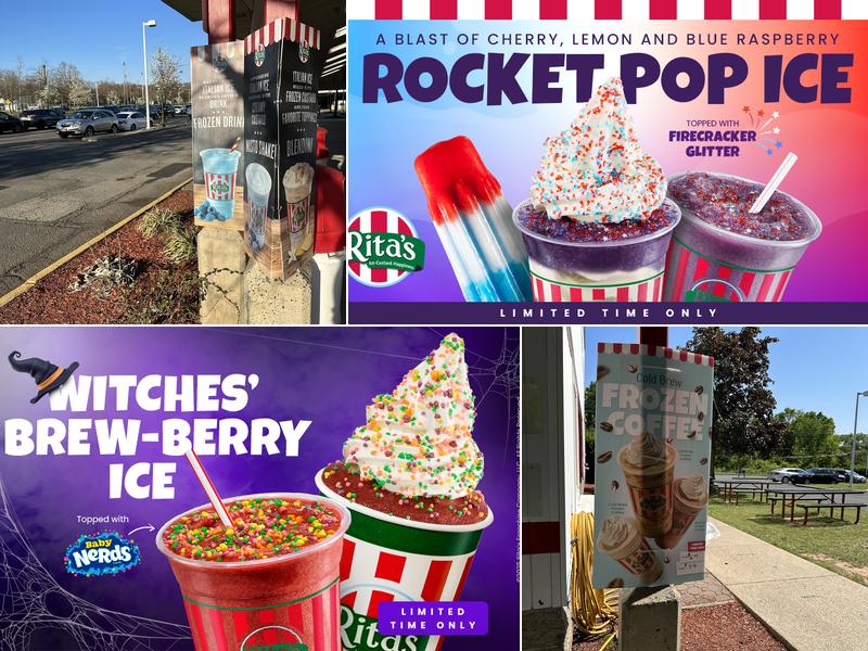 Rita's Italian Ice & Frozen Custard Menu