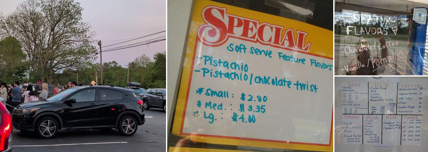 Polar Cub Ice Cream Menu