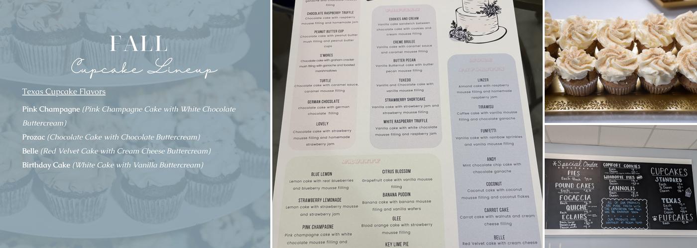 The Icing Baking Company Menu