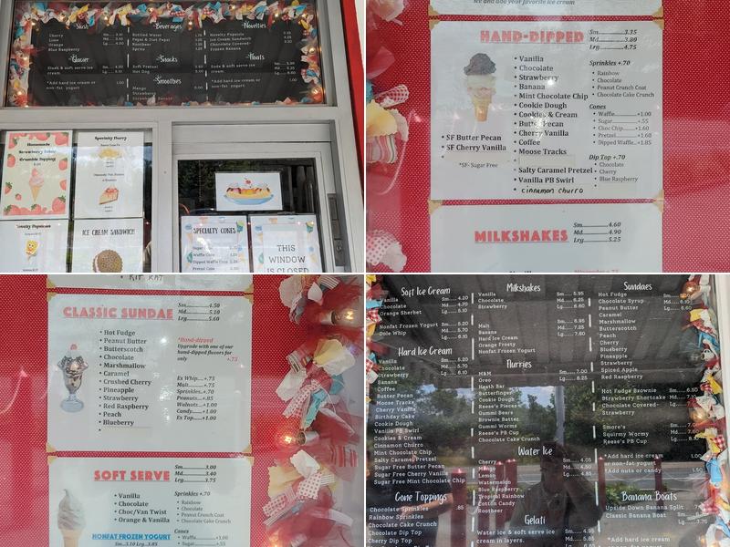 Custard Castle Menu