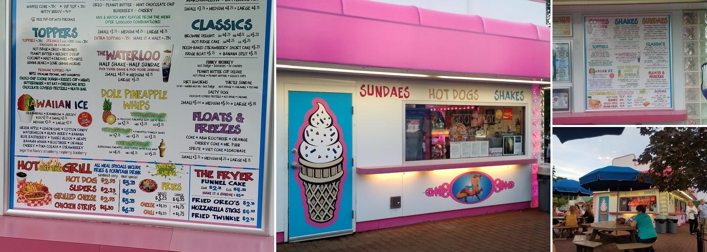 Carousel Frozen Treats Menu