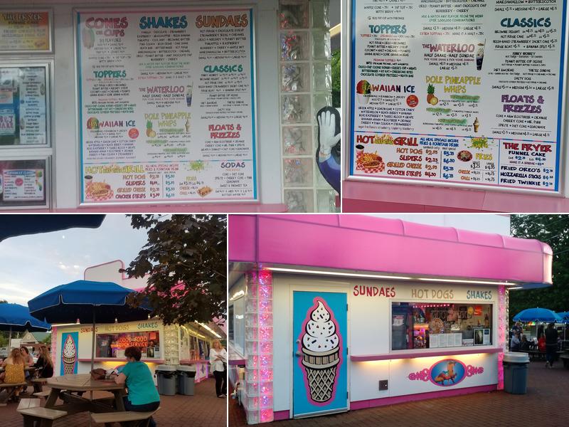 Carousel Frozen Treats Menu
