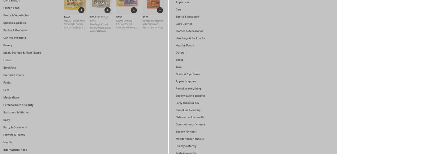 Safeway Bakery Menu