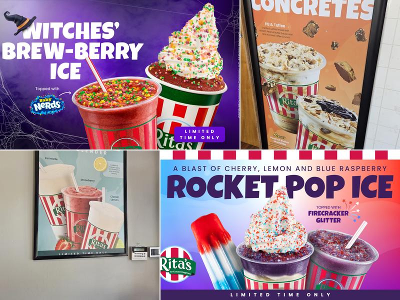 Rita's Italian Ice & Frozen Custard Menu