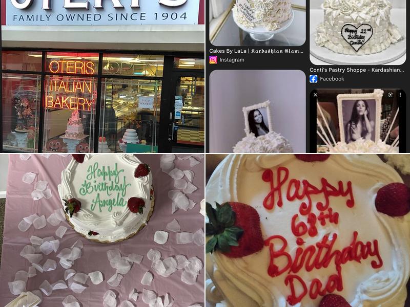 Oteri's Italian Bakery Menu