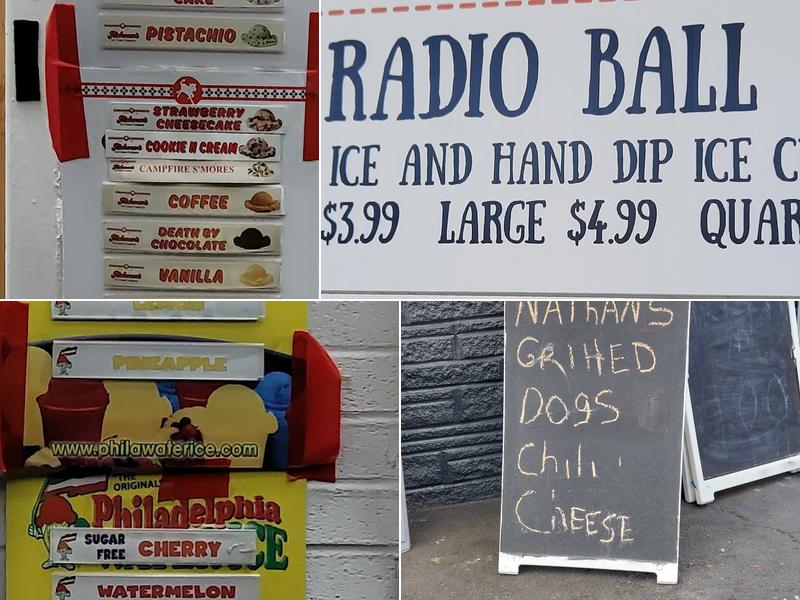 Brodie's Ice Cream Bar Menu