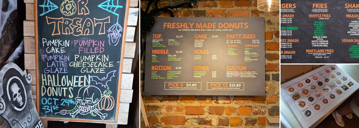 Sugar Shack Donuts & Coffee Menu