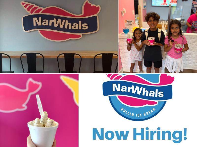 NarWhals Rolled Ice Cream