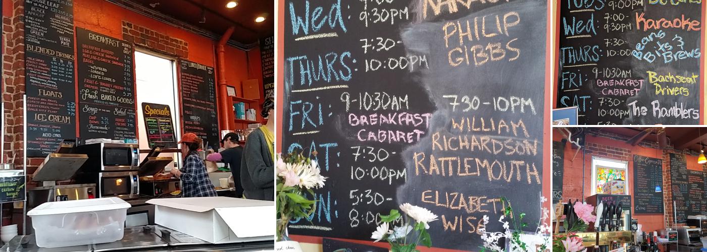 Crossroads Coffee & Ice Cream Menu