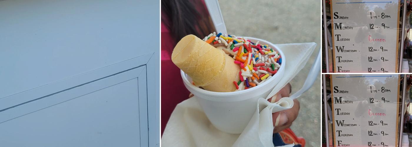 Jimer's Frozen Custard Menu