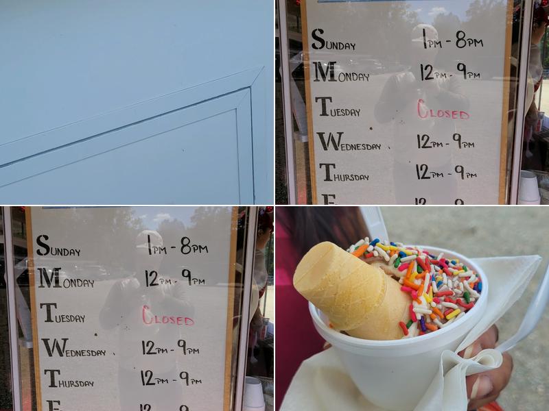 Jimer's Frozen Custard Menu