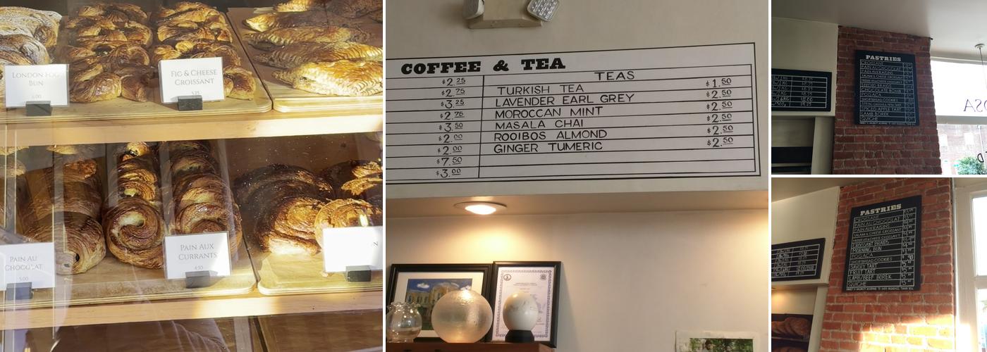 Sub Rosa Bakery Menu