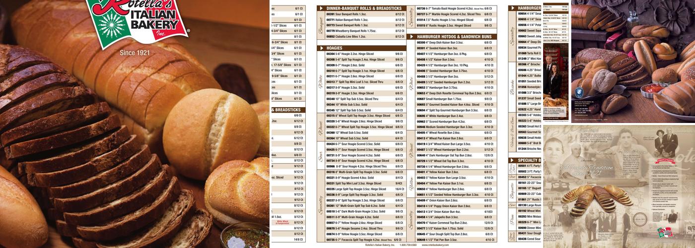 Rotella's Italian Bakery Menu