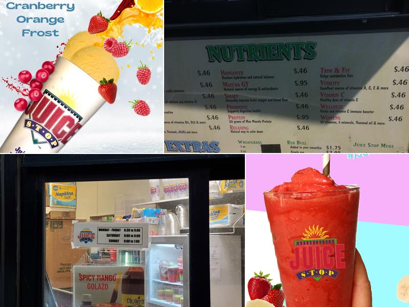 Juice Stop Menu
