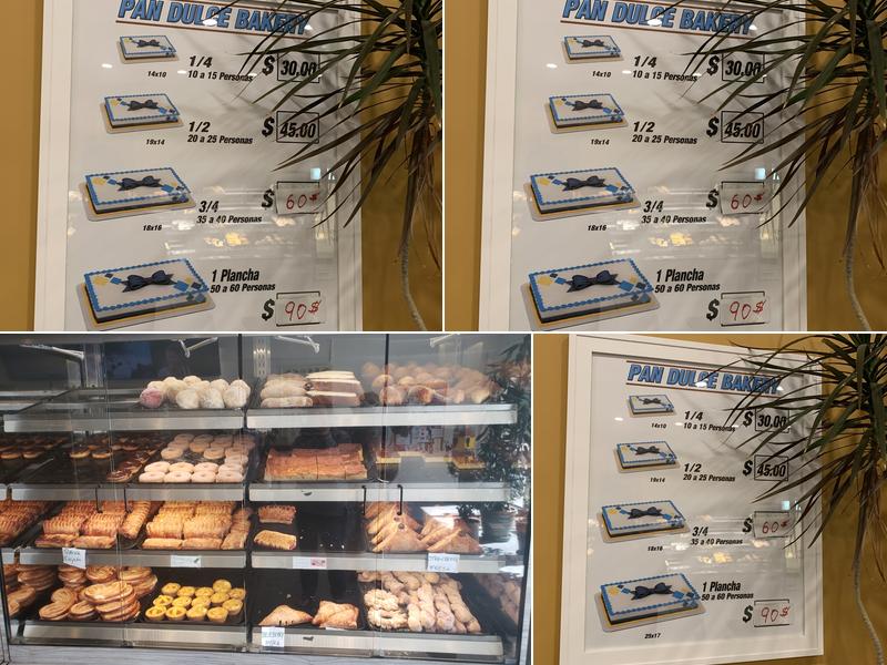 Pan Dulce Bakery Menu