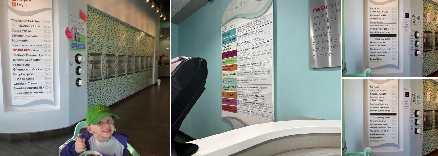 Yogurtini Menu