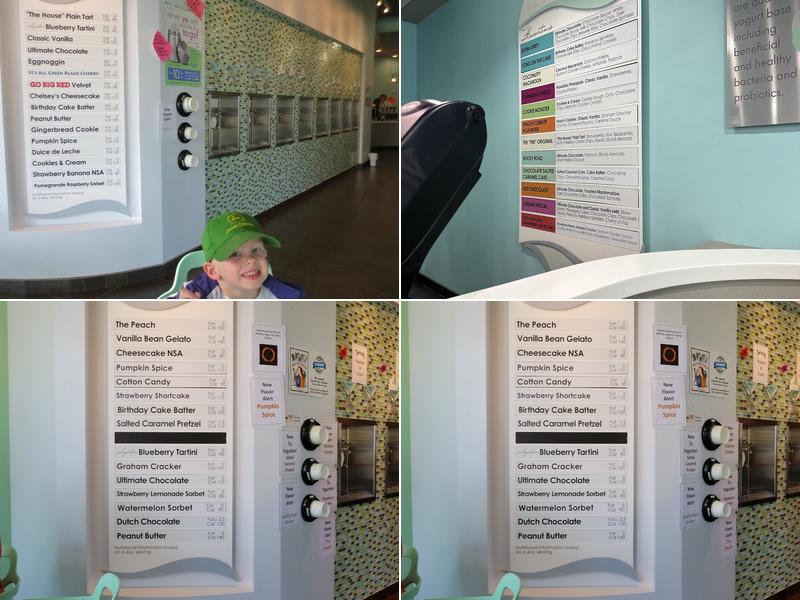 Yogurtini Menu