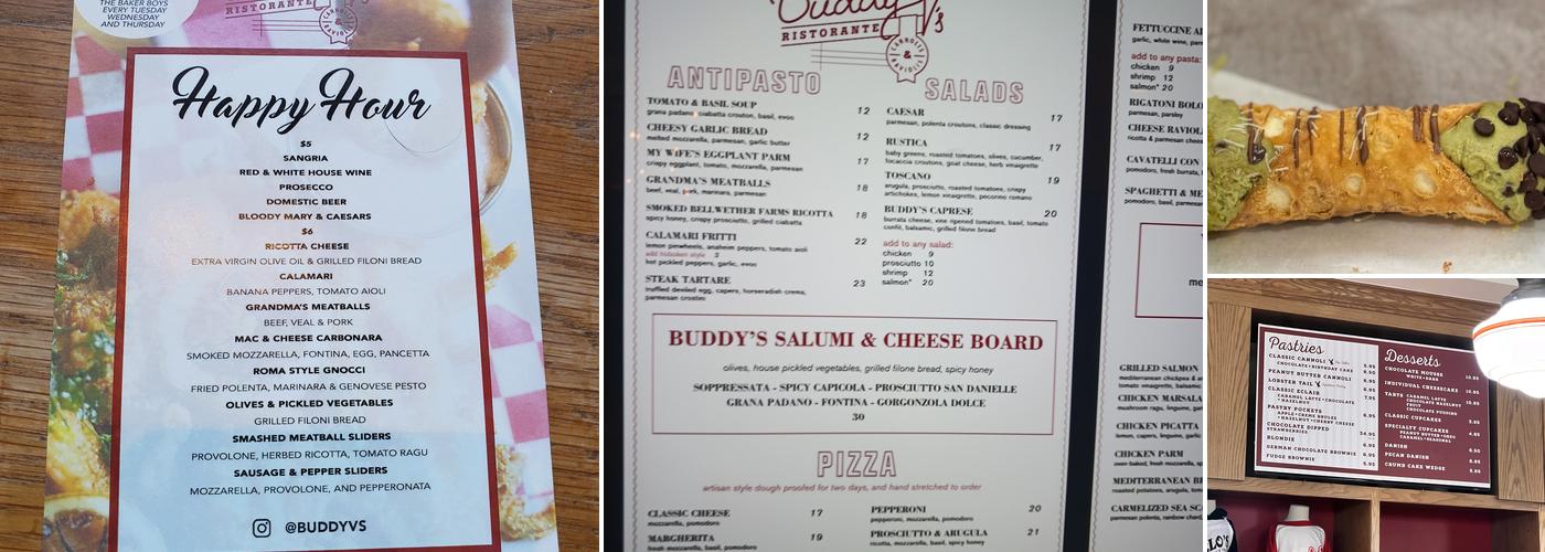 Carlo's Bakery Menu