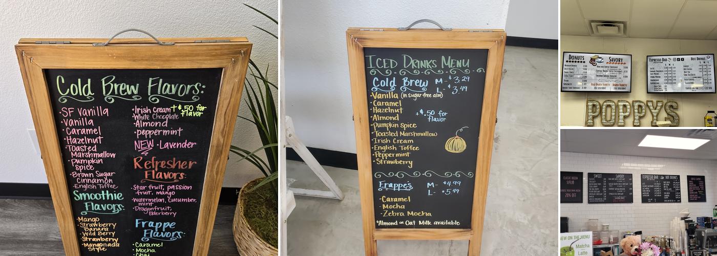 Poppy’s Donuts Menu