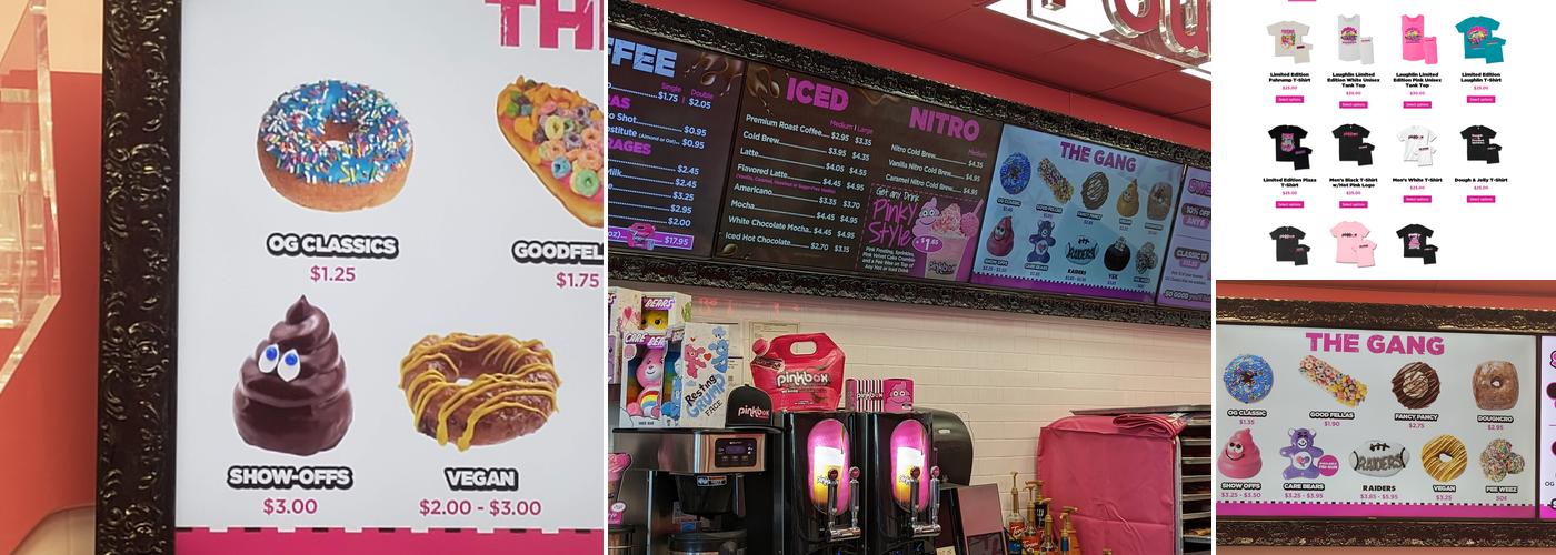 Pinkbox Doughnuts Menu