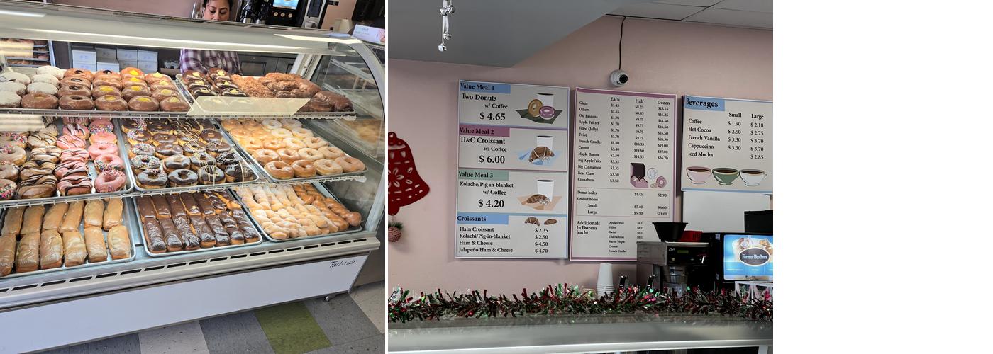 Dee's Donuts Menu