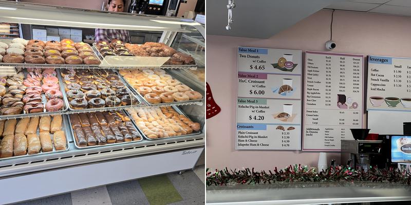 Dee's Donuts Menu