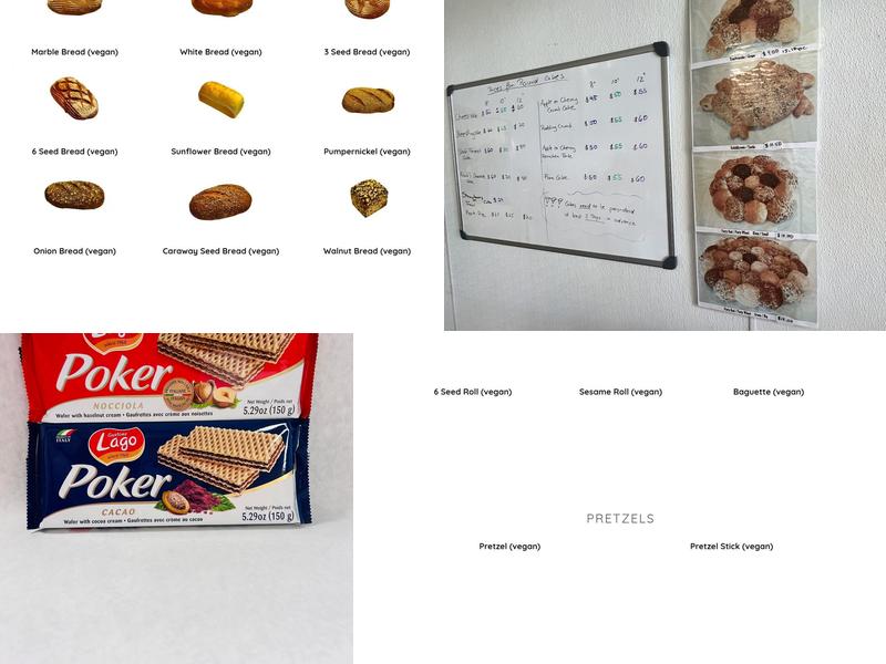 German Bread Bakery Menu