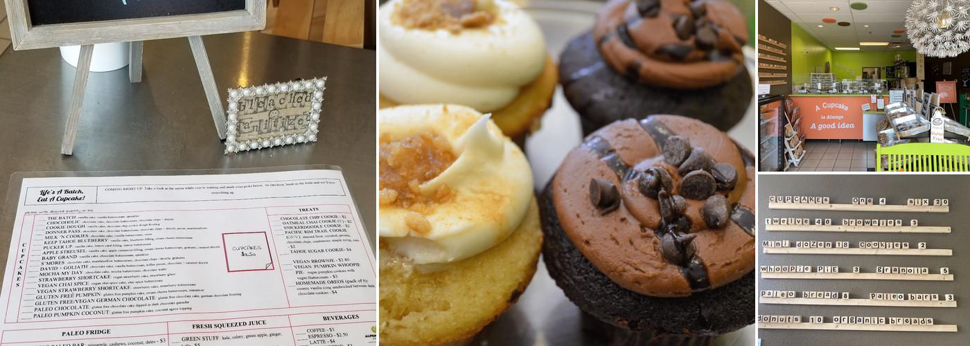 Batch Cupcakery Menu