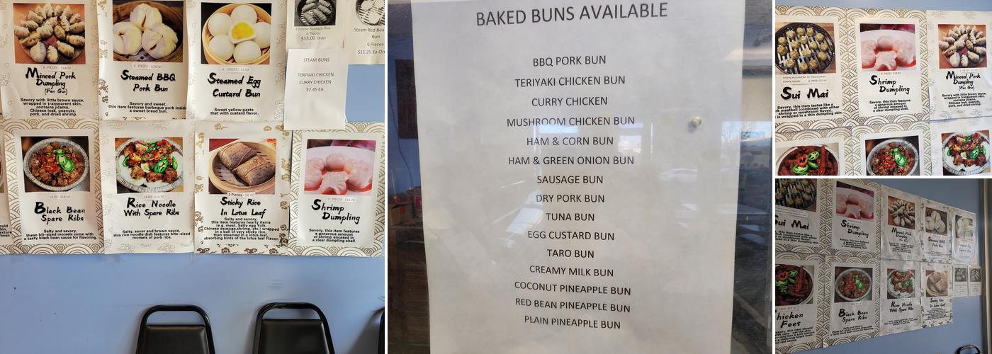 Honey Bakery Menu
