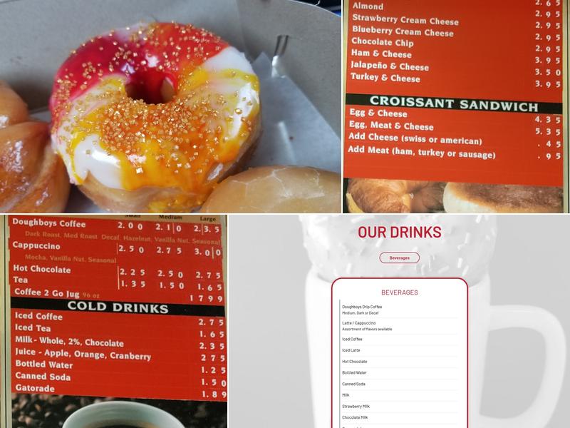 DoughBoys Donuts Menu