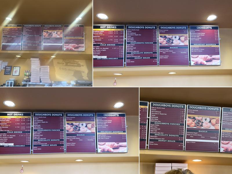 Doughboy's Donuts Menu
