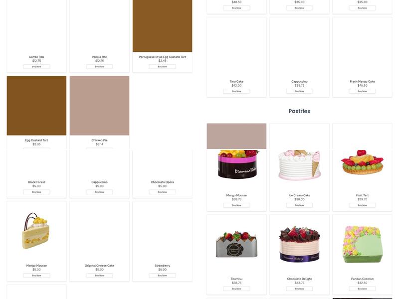 Diamond Bakery Menu