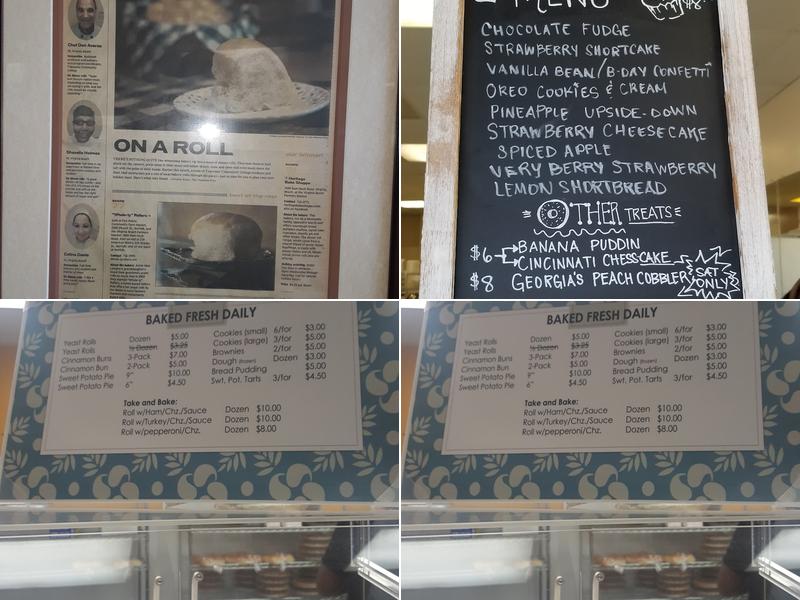 Whole-Ly Rollers Bakery Menu
