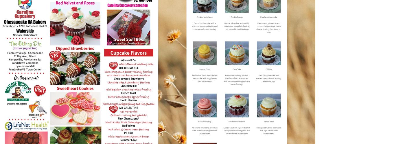 Food Allergy Bakery Menu
