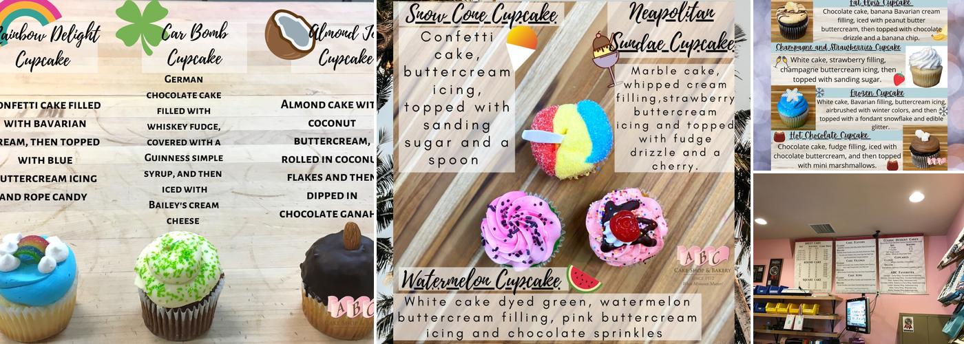 ABC Cake Shop & Bakery Menu