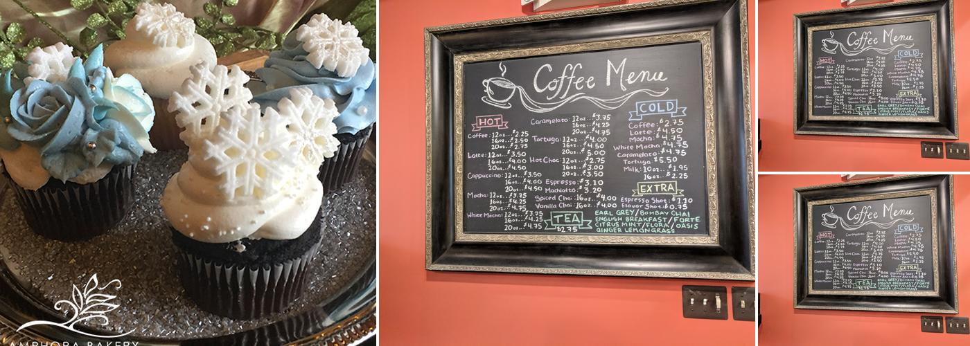 Amphora Bakery Menu